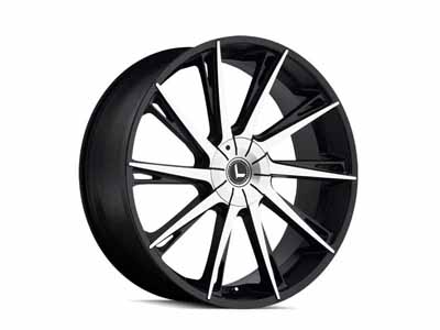 Kraze Wheels KR141-8804BM40 Cray 141 BM 18x8 Machined Black 5x114.3/5x120 Bolt Pattern 40 Offset / Kraze Wheels KR141-8804BM40 18-Inch Wheel