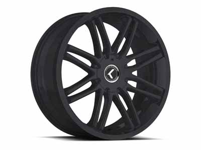 Kraze Wheels KR142-24937BM30 Scrilla 142 GBM 24x9.5 Machined Gloss Black 6x135/6x139.7 BP 30 Offset / Kraze Wheels KR142-24937BM30 24-Inch Wheel