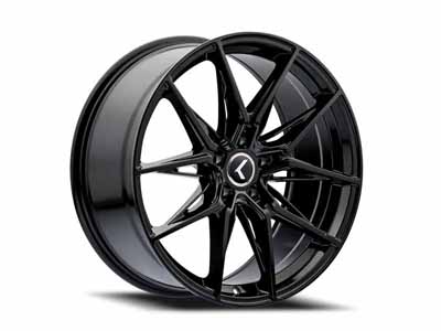 Kraze Wheels KR143-22918M18 Epic 143 B-M 22x9.5 Milled Black 5x115/5x120 Bolt Pattern 18 Offset / Kraze Wheels KR143-22918M18 22-Inch Wheel