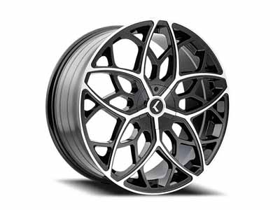 Kraze Wheels KR143-26152B18 Epic 143 SB 26x10 Satin Black 5 on 127/5 on 139.7 Bolt Pattern 18 Offset / Kraze Wheels KR143-26152B18 26-Inch Wheel