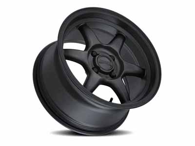 Kansei Wheels K11SB-157010+25 15x7 Tandem K11SB Satin Black 4x100 Bolt Pattern 25 Offset / Kansei Wheels K11SB-157010+25 15-Inch Wheel