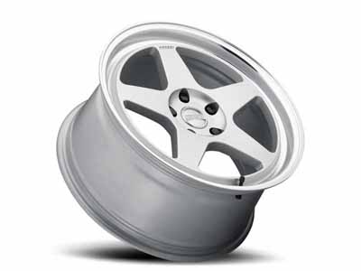 Kansei Wheels K12H-181516+12 18x10.5 KNP K12H Machined Lip Hyper Silver 5x100 Bolt Pattern 12 Offset / Kansei Wheels K12H-181516+12 18-Inch Wheel