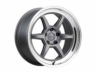 Kansei Wheels K14G-181518+12 18x10.5 Roku K14G Machined Lip Matte Grey 5x120 Bolt Pattern 12 Offset / Kansei Wheels K14G-181518+12 18-Inch Wheel