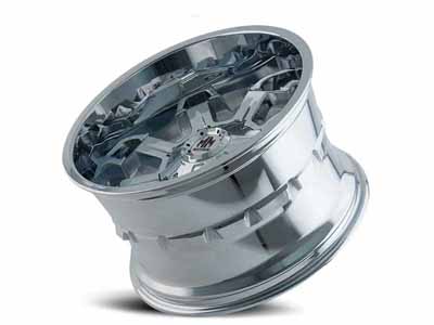 Mayhem Wheels 8105-7937C Combat 8105 CH 17x9 Chrome -12 Offset 6 Lug 4.53 BSM 106 Bore / Mayhem Wheels 8105-7937C 17-Inch Wheel