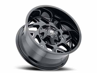Mayhem Wheels 8106-2137BM Hatchet 8106 BK 20x10 Milled Spokes Black -19 O/S 6 Lug 4.75 BSM 106 Bore / Mayhem Wheels 8106-2137BM 20-Inch Wheel
