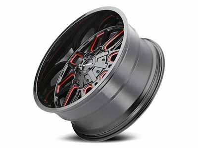 Mayhem Wheels 8107-2176BTR Cogent 8107 RD 20x10 Prism Red Black -19 OS 8x165.1 4.75 BSM 130.8 Bore / Mayhem Wheels 8107-2176BTR 20-Inch Wheel