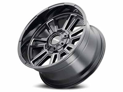 Mayhem Wheels 8115-2937BM Apollo 8115 GB-M 20x9 Milled Gloss Black 0 Offset 6 Lug 5 BSM 106 Bore / Mayhem Wheels 8115-2937BM 20-Inch Wheel
