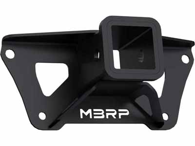 MBRP HT-9534 2020-2024 Polaris Scrambler XP 1000 Black-Coated 2" Hitch Receiver Assembly / MBRP HT-9534 Receiver Hitch