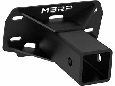 MBRP HT-9535 2018-Up Ranger 1000/XP1000 & 2023-Up Ranger EV Black-Coated 2" Front Hitch Receiver / MBRP HT-9535 Receiver Hitch