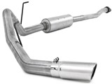 MBRP S5248AL 4-Inch Aluminized Cat Back Single Side Exit Exhaust 2011-2014 Ford F-150 3.5 EcoBoost / MBRP S5248AL 4-Inch Aluminized Cat Back Exhaust