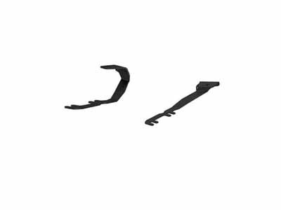 MBRP SL5269-12 2024-2026 Ford Ranger, Black-Coated Ditch Light Bracket / MBRP SL5269-12 Mounting Brackets(Lighting)