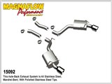 Magnaflow 15092 Street Axle-Back 2.5-in Exhaust W/4.0-in Dual Split Tips 2010-2014 Camaro SS Exhaust / Magnaflow 15092 Axle-Back Exhaust System
