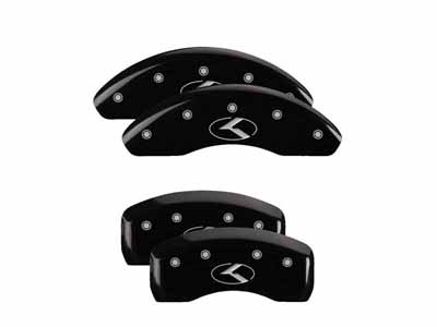 MGP Caliper Covers 21154SCRKBK Caliper Cover Set