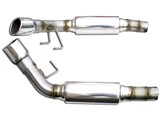 MRT 91A175 Version 1 Axle-Back Exhaust for 2010-2015 Camaro SS Without Factory Ground Effects / MRT 91A175 Axle-Back Exhaust Version