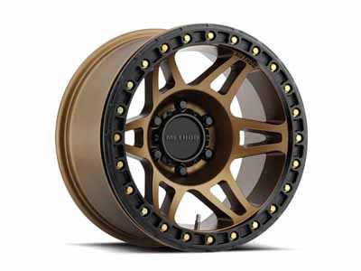Method Race Wheels MR10679080944B 17x9 Beadlock MR106 8 x 165.1 Offset -44 Lip Size 0 Bronze BRZ / Method Race Wheels MR10679080944B 17-inch Wheels