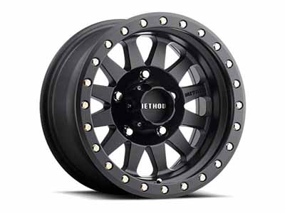 Method MR30451055550N 15x10 Double Standard MR304 5 x 139.7 Offset -50 Lip 5.43 Matte Black MB / Method Race Wheels MR30451055550N 15-inch Wheels