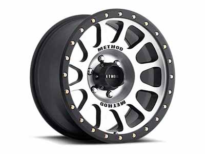 Method MR30568060300 16x8 NV MR305 6 x 139.7 Offset 0 Lip 1.57 Black BM Machined Face-Black Ring / Method Race Wheels MR30568060300 16-inch Wheels