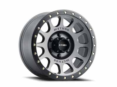 Method Wheels MR30568060800 16x8 NV MR305 6 x 139.7 Offset 0 Lip 1.57 Titanium TT Matte Black Lip / Method Race Wheels MR30568060800 16-inch Wheels