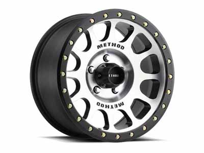 Method MR30578555300 17x8.5 NV MR305 5 x 139.7 Offset 0 Lip 1.3 Black BM Machined Face-Black Ring / Method Race Wheels MR30578555300 17-inch Wheels