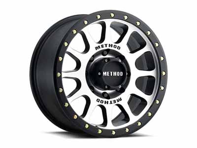 Method MR30578580300 17x8.5 NV MR305 8 x 165.1 Offset 0 Lip 1.3 Black BM Machined Face-Black Ring / Method Race Wheels MR30578580300 17-inch Wheels