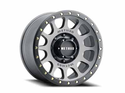 Method Wheels MR30578580800 17x8.5 NV MR305 8 x 165.1 Offset 0 Lip 1.3 Titanium TT Matte Black Lip / Method Race Wheels MR30578580800 17-inch Wheels