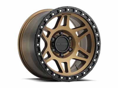 Method Race Wheels MR31278516900 17x8.5 MR312 6 x 135 Offset 0 Lip 0.98 Bronze BRZ Matte Black Lip / Method Race Wheels MR31278516900 17-inch Wheels