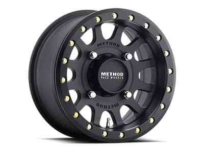 Method Wheels MR40157012552B 15x7 MR401 Beadlock UTV 5 x 114.3 Offset 38 Lip 0.79 Matte Black MB / Method Race Wheels MR40157012552B 15-inch Wheels