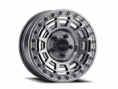 Method MR415510121264B 15x10 MR415 Beadlock UTV 5 x 114.3 Offset 25 Lip 2.09 Graphite/Gloss Ring / Method Race Wheels MR415510121264B 15-inch Wheels