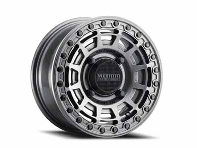 Method MR415510461264B 15x10 MR415 Beadlock UTV 4 x 156 Offset 25 Lip 2.09 Graphite/Gloss Ring / Method Race Wheels MR415510461264B 15-inch Wheels