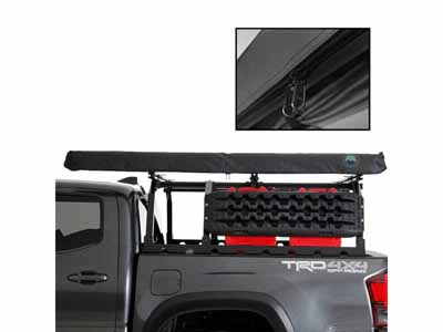 Overland Vehicle Systems 18059909 Nomadic Awning 2.5 8.0 ft. with Black Cover / Overland Vehicle Systems 18059909 Portable Awning