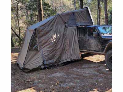 Overland Vehicle Systems 18089902 Bushveld Annex for 4 Person Roof Top Tent / Overland Vehicle Systems 18089902 Tent Annex Room