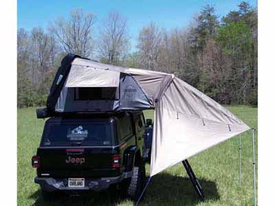 Overland Vehicle Systems 18089903 Bushveld Hard Shell Roof Top Tent Awning / Overland Vehicle Systems 18089903 Roof Top Tent
