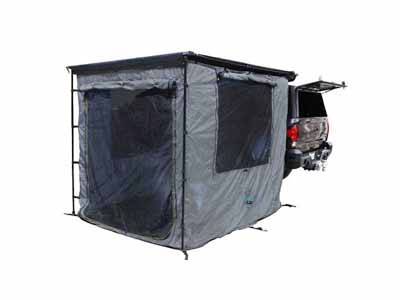 Overland 18089920 HD Nomadic 2.0 Awning Room Enclosure, Grey Body, Green Trim (4 Walls & Floor) / Overland Vehicle Systems 18089920 Tent Annex Room