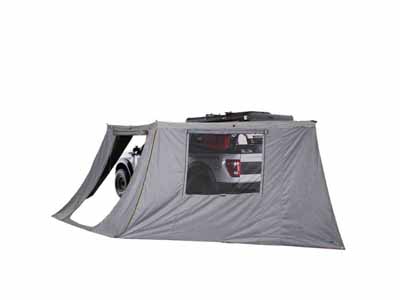 Overland Vehicle Systems 18159910 Nomadic Awning 180 Degree Side Wall with Window / Overland Vehicle Systems 18159910 Tent Annex Room