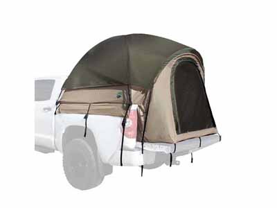 Overland Vehicle Systems 18252540 LD TACT Bed Tent Mid Size 5.0-5.2 Foot, Tan Body & Green Rainfly / Overland Vehicle Systems 18252540 Tent
