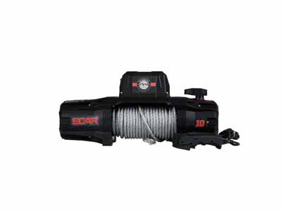 Overland Vehicle Systems 19089901 SCAR 10 10,000 lb. Winch With Steel Cable and Wireless Remote / Overland Vehicle Systems 19089901 Winches