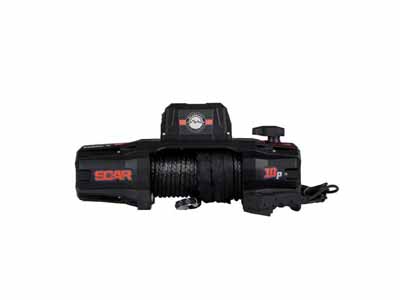 Overland Vehicle Systems 19099901 SCAR 10P 10,000 lb. Winch With Synthetic Rope and Wireless Remote / Overland Vehicle Systems 19099901 Winches