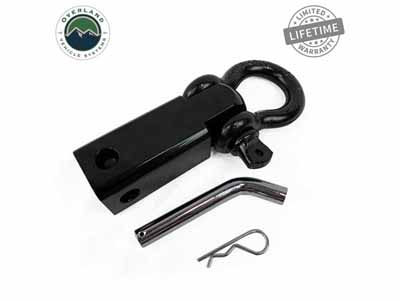 Overland Vehicle Systems 19109901 Receiver Hitch D-Ring Receiver Mount Recovery Shackle / Overland Vehicle Systems 19109901 Winch Shackle