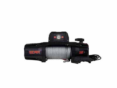 Overland Vehicle Systems 19119901 SCAR 12 12,000 lb. Winch With Steel Cable and Wireless Remote / Overland Vehicle Systems 19119901 Winches