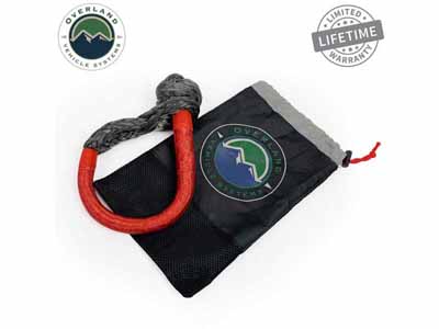 Overland Vehicle Systems 19149903 Soft Recovery Shackle With A Breaking Strength of 44,500 lbs / Overland Vehicle Systems 19149903 Soft Shackle