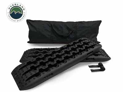 Overland Vehicle Systems 19169910 Recovery Ramps for 4WDs Gray/Black Universal + Storage Bag / Overland Vehicle Systems 19169910 Element Ramps