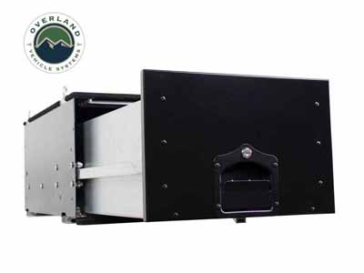 Overland Vehicle Systems 21010301 Camping Storage Box Cargo Box With Slide Out Drawer / Overland Vehicle Systems 21010301 Cargo Box