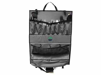 Overland 21010505 Overland Kitchen Kit 24 Piece Cooking & Utensil Kit Hanging Carrying Case / Overland Vehicle Systems 21010505 Cargo Box