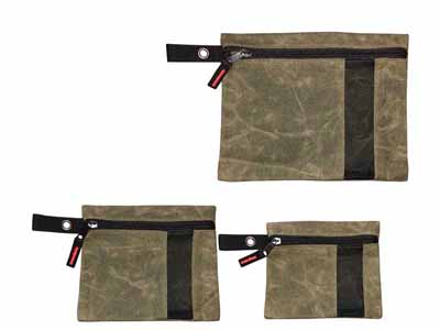 Overland Vehicle Systems 21069941 Waxed Canvas Small Size Utility Bags with Pockets / Overland Vehicle Systems 21069941 Trash Bag