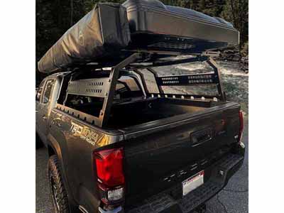Overland Vehicle Systems 22030201 Discovery Rack with Side Cargo Plates, With Front Cargo Tray / Overland Vehicle Systems 22030201 Truck Rack