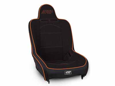 PRP Seats A100110-50-207 Premier High Back Suspension Seat Black and Orange Tweed / PRP Seats A100110-50-207 Seats