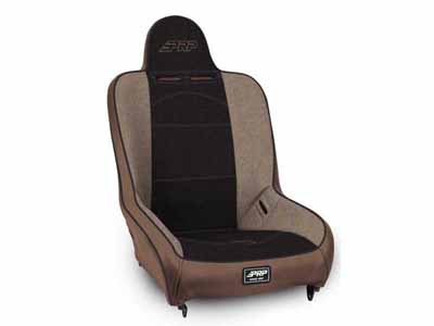 PRP Seats A100110-64 Premier High Back Suspension Seat Tan and Black Tweed / PRP Seats A100110-64 Seats