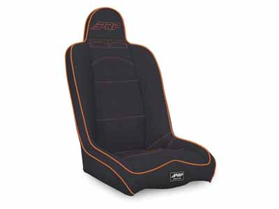 PRP Seats A140110-201-207 Daily Driver High Back Suspension Seat Black and Orange Vinyl / PRP Seats A140110-201-207 Seats