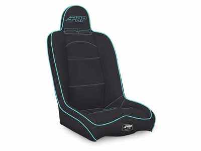 PRP Seats A140110-201-238 Daily Driver High Back Suspension Seat Black and Teal Vinyl / PRP Seats A140110-201-238 Seats