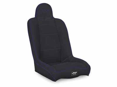 PRP Seats A140110-201-M Daily Driver High Back Suspension Seat Black and Purple Vinyl / PRP Seats A140110-201-M Seats
